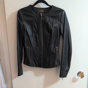Danier Black Leather Jacket